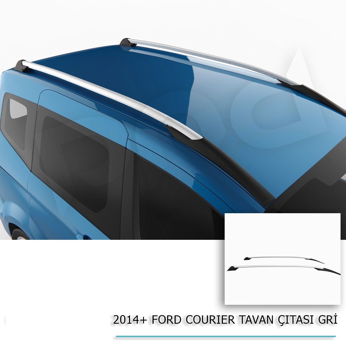 Ford courier tavan çıtası port bagaj alüminyum 2014+ uyumlu