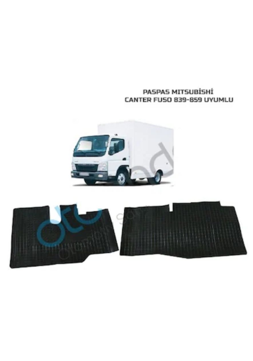 Mitsubishi Canter Fuso 839-859 2 parça tüm modellere uyumlu kauçuk paspas