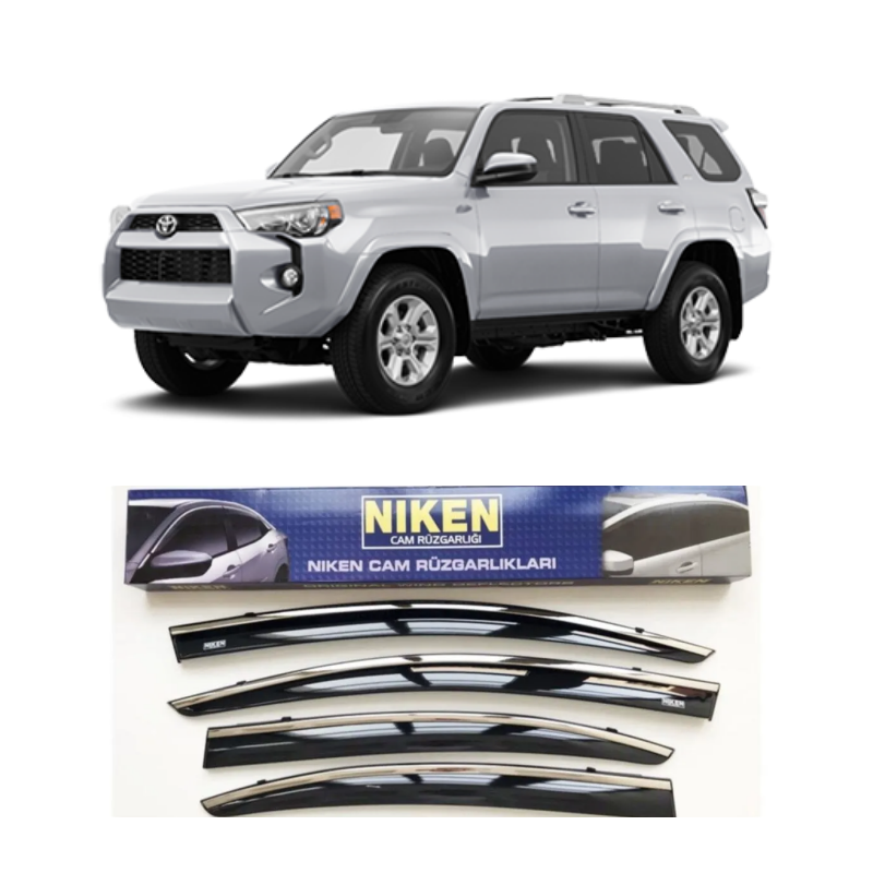 Toyota 4Runner Kromlu Cam Rüzgarlığı Niken 2014+ sonrası modeller