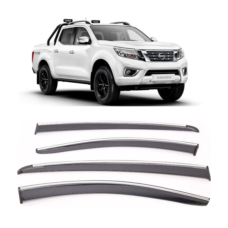 Nissan Navara Kromlu Cam Rüzgarlığı 2015-2022 arası Sunplex