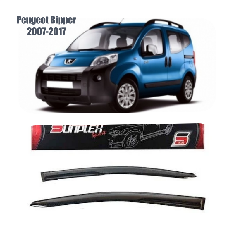 Peugeot Bipper Mugen Cam Rüzgarlığı 2007-2017 arası 2'li Sunplex