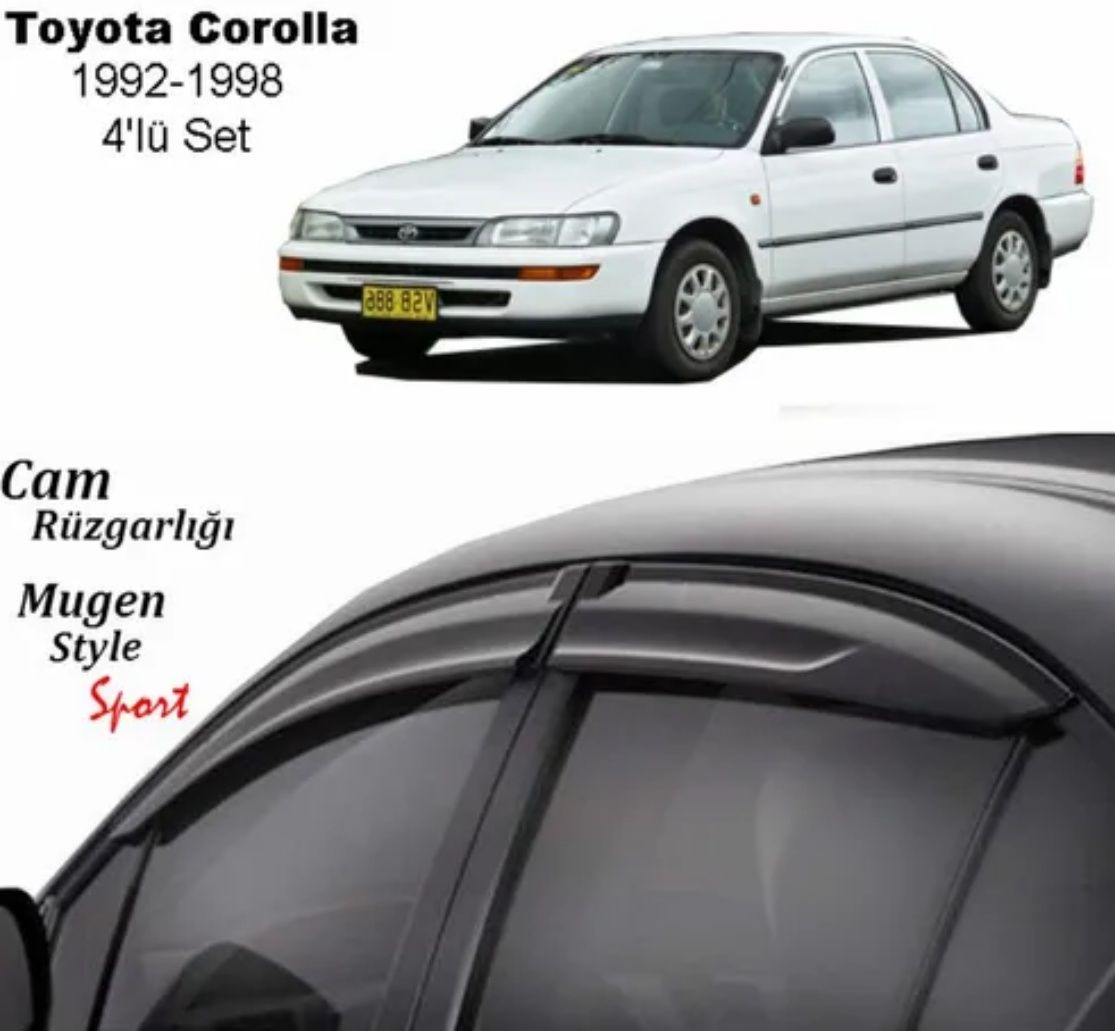 Toyota Corolla Uyumlu Cam Rüzgarlığı 1992-1998 Arası uyumlu Mugen