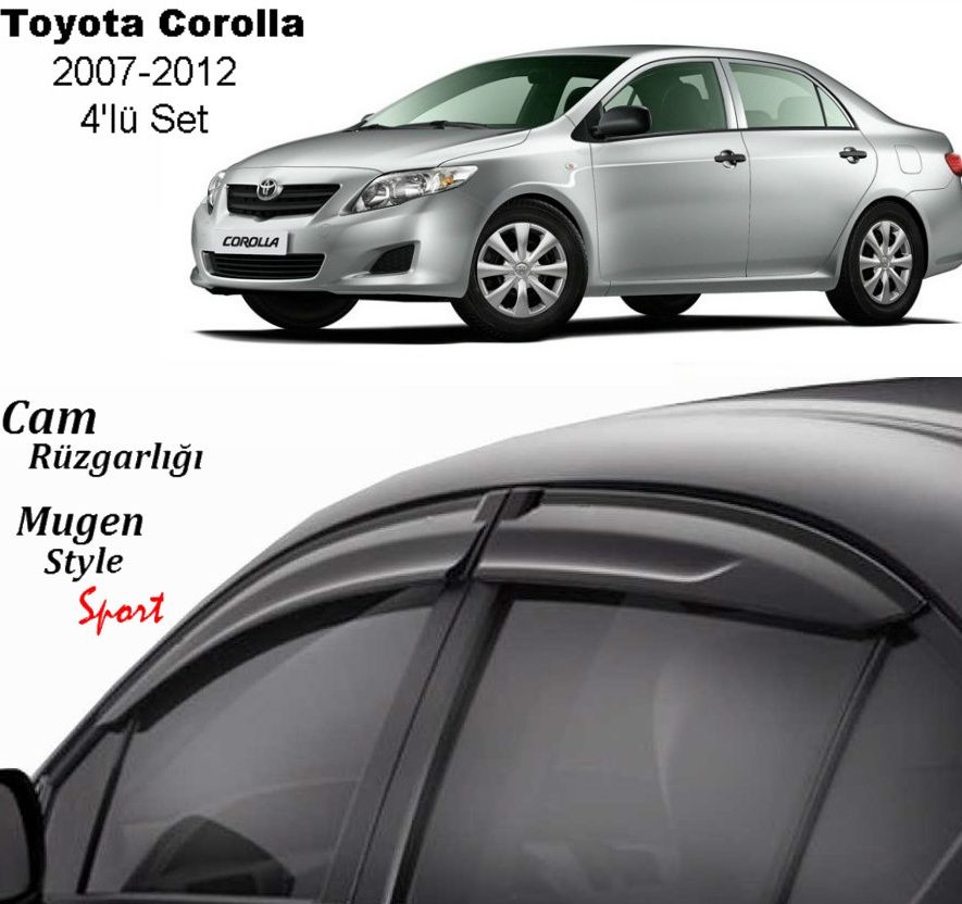 Toyota Corolla Uyumlu Cam Rüzgarlığı 2007-2012 Arası uyumlu Mugen