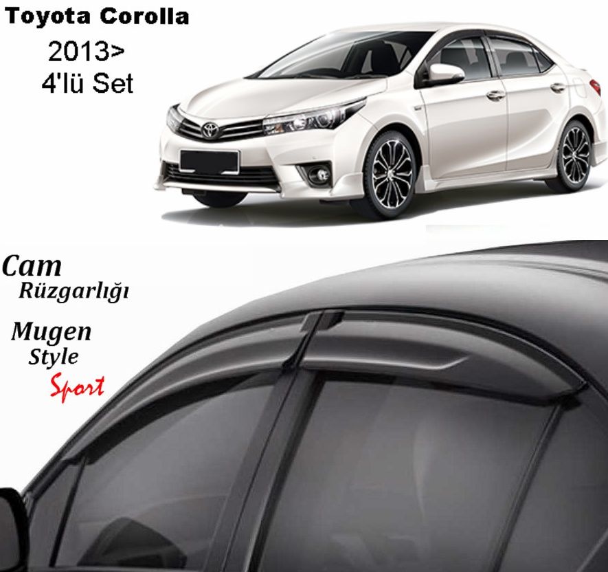 Toyota Corolla Uyumlu Cam Rüzgarlığı 2013+ Sonrası Uyumlu Mugen