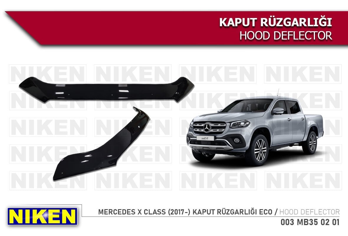 Mercedes X Kaput Rüzgarlığı Koruyucu 2016 sonrası