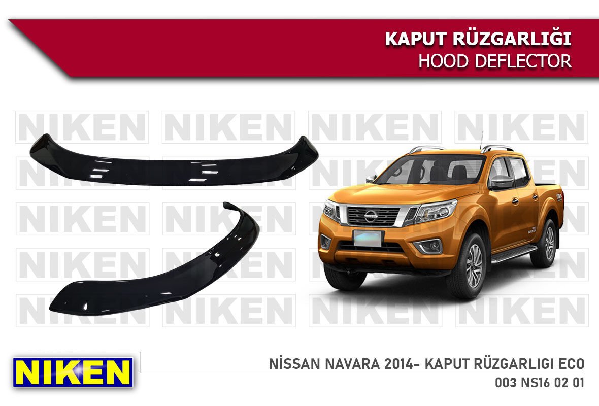 Nissan Navara Kaput Rüzgarlığı Koruyucu 2014 sonrası