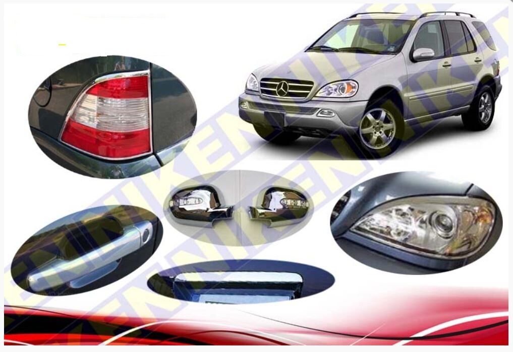 Mercedes benz ml163 full krom set 1998-2005 Arası modeller