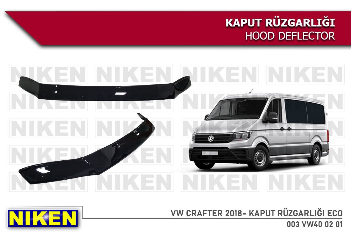 Vw Crafter Kaput Rüzgarlığı Koruyucu 2018 sonrası