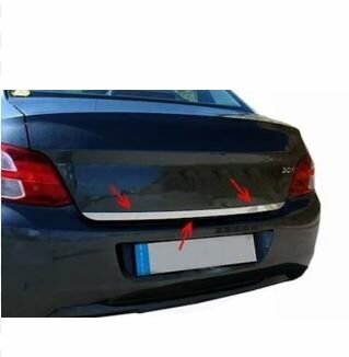 Peugeot 301 bagaj kromu alt 2012 Sonrası Niken