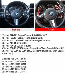 Bmw F30 M Direksiyon F1 Vites Kulakçığı Paddle Shift 2012-2019 arası Kırmızı