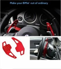 Bmw F30 M Direksiyon F1 Vites Kulakçığı Paddle Shift 2012-2019 arası Kırmızı