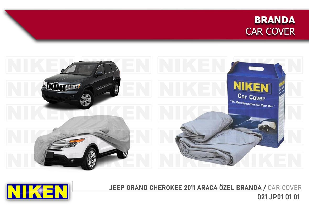 Jeep Grand Cherokee Wk2 (araca özel üretim) Oto Branda Araç Örtüsü 2011 sonrası modeller Niken