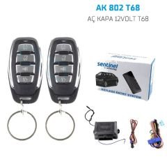 Oto açma kapama sistemi uzaktan kumandalı 12v T68 Sentinel