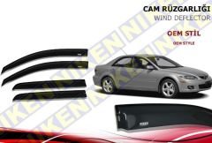 Mazda 6 Cam Rüzgarlığı 2008-2012 Arası Niken (Kromsuz Model)