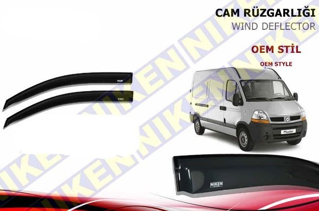 Renault Master Cam Rüzgarlığı 2 li 1998-2010 Arası Niken (Kromsuz Model)