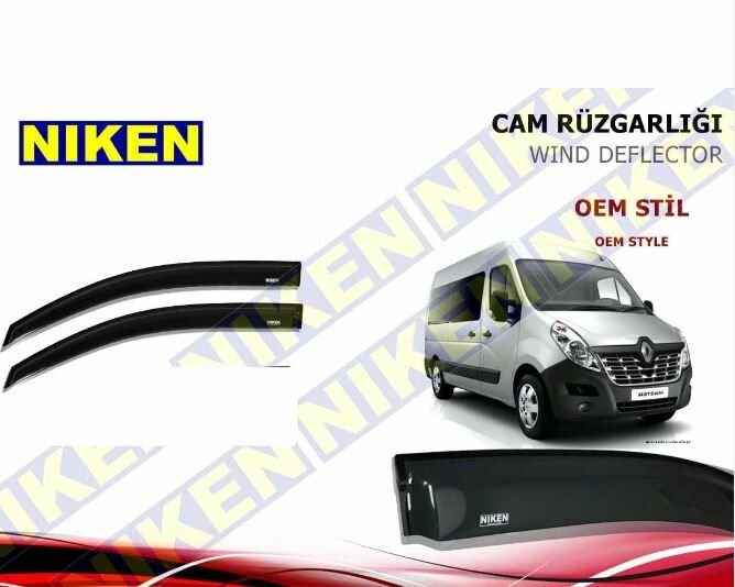 Renault Master Cam Rüzgarlığı 2 li 2011 Sonrası Niken (Kromsuz Model)