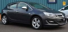 Opel Astra J Hb Cam Çıtası Çerçevesi Kromu Nikelajı Komple 2010-2014 arası