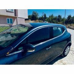Renault Clio 4 Cam Çerçevesi Krom Komple 2012-2019 arası