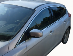 Ford Focus 3 Hb Krom Cam Çerçeve Çıtası 2012-2015 arası