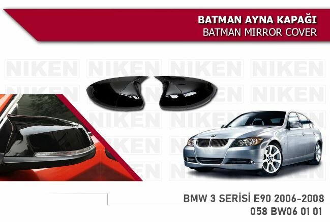 Bmw 3 serisi e90 Yarasa Ayna Kapağı 2004-2008 arası modeller Niken
