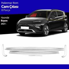 Hyundai Bayon Krom Cam Alt Çıtası 2021 sonrası