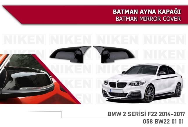 Bmw 2 serisi F22 Yarasa Ayna Kapağı (Tırnaklı) 2014-2017 arası modeller Niken