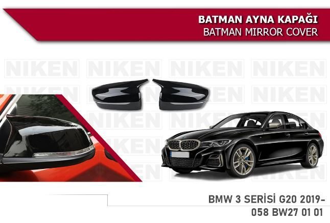 Bmw 3 serisi G20 Yarasa Ayna Kapağı 2019 sonrası modeller Niken