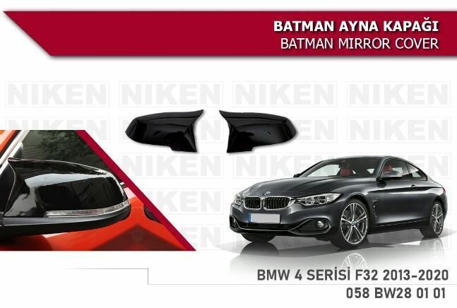 Bmw 4 serisi F32-36 Yarasa Ayna Kapağı (Yapıştırmalı) 2013-2020 arası modeller Niken