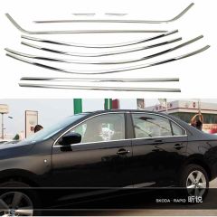 Skoda Rapid Cam Çerçeve Nikelajı Komple 2013 Sonrası