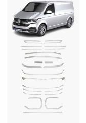 Volkswagen T6 Uyumlu Paslanmaz Full Krom Set