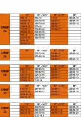 225-70-15 Ebatlarına Uyumlu 4x4 Karmatik Kar Patinaj Zinciri Space