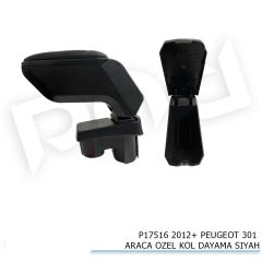 Peugeot 301 Araca Özel Kol Dayama Kolçak Siyah 2012+ sonrası modellere uyumlu