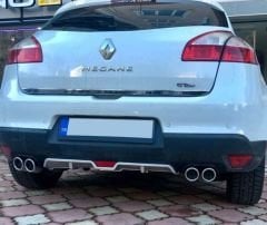 Renault Megane 3 uyumlu üniversal difüzör Siyah 2009-2016 arası