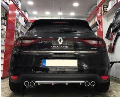Renault Megane 4 hb uyumlu üniversal difüzör Gri 2016 sonrası