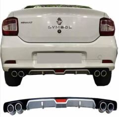 Renault Symbol 1-2-3 uyumlu üniversal difüzör Siyah tüm modeller
