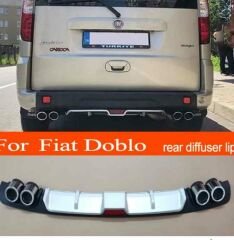 Fiat Doblo 2-3-4 uyumlu üniversal difüzör Siyah 2010 sonrası modeller
