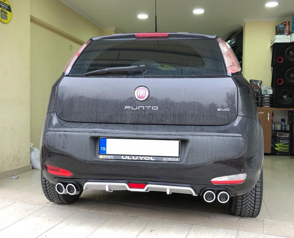 Fiat Punto uyumlu üniversal difüzör Siyah tüm modeller