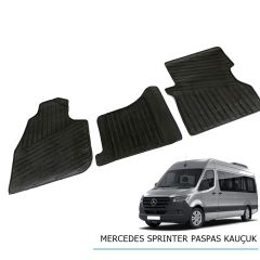 Mercedes Sprinter 2006+ sonrası modellere uyumlu kauçuk paspas