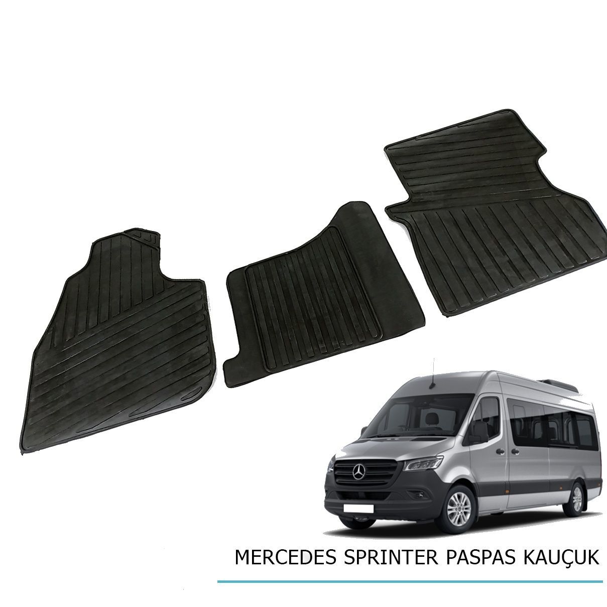 Vw Volt 2006+ sonrası modellere uyumlu kauçuk paspas
