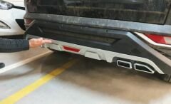 Hyundai Tucson Arka tampon koruması difüzör 2021+