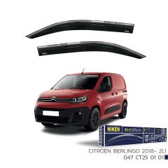 Citroen Berlingo Kromlu 2'li Cam Rüzgarlığı Niken 2019+ sonrası uyumlu