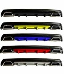 Vw Polo 6R uyumlu arka tampon altı difüzör Gri Kare Tip 2009-2017 arası