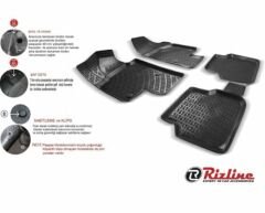 Audi A3 3D Paspas Siyah 2013-2020 Arası Rizlinee
