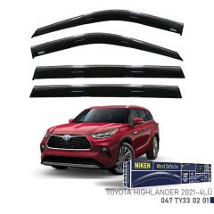 Toyota Highlander Kromlu Cam Rüzgarlığı Niken 2021+