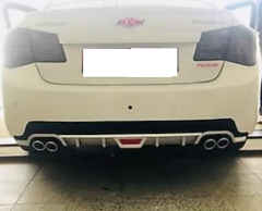 Chevrolet Cruze uyumlu arka tampon altı difüzör Siyah tüm modeller