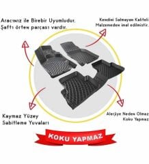 Vw Transporter T5-T6 3D havuzlu paspas 2003 sonrası Rizline