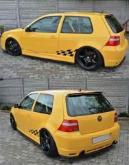 Vw Golf 4 boyalı spoiler (Pianoblack) 1997-2003 arası