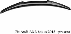 Audi A3 M4 boyalı spoiler (Pianoblack) 2008-2014 arası