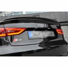 Audi A3 original still boyalı spoiler (Pianoblack) 2013-2018 arası