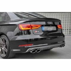 Audi A3 original still boyalı spoiler (Pianoblack) 2013-2018 arası